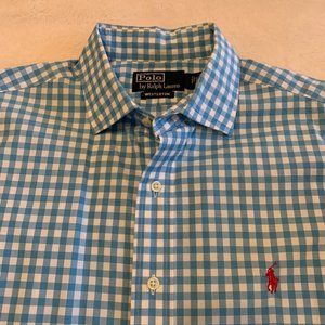 Polo Ralph Lauren Button Down - Blue - Large